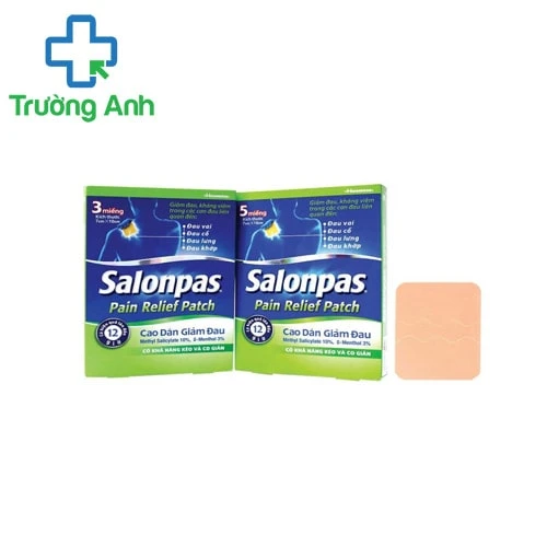 SALONPAS® PAIN RELIEF PATCH 5 miếng - Điều trị đau cơ, nhức xương hiệu quả
