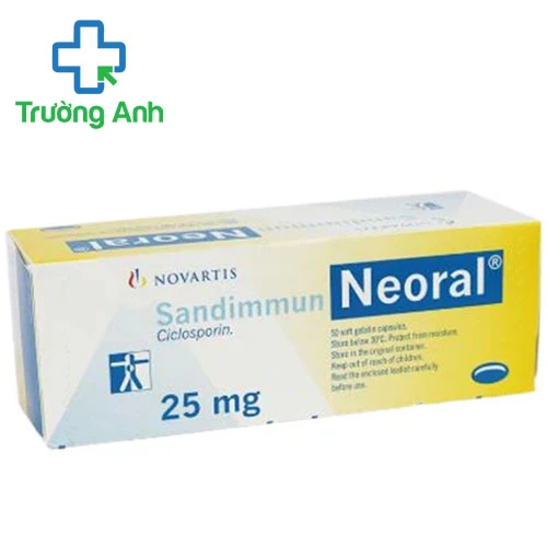 Sandimmun Neoral 25mg - Thuốc hỗ trợ ghép tạng hiệu quả