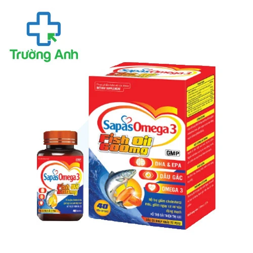 Sapas Omega3 - Hỗ trợ giảm nguy cơ xơ vữa động mạch