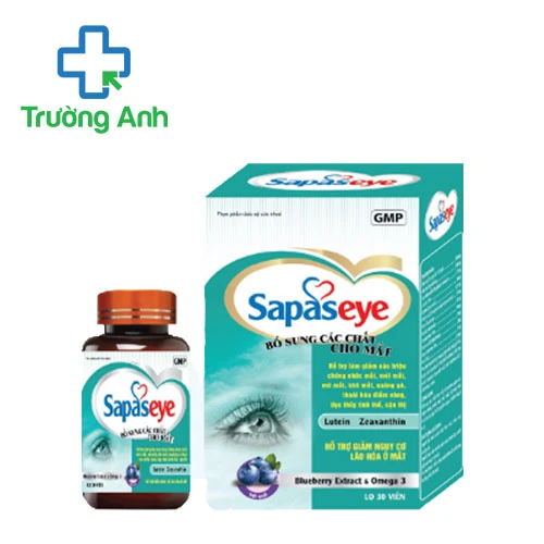 Sapaseye - Hỗ trợ bổ sung dưỡng chất cho mắt hiệu quả