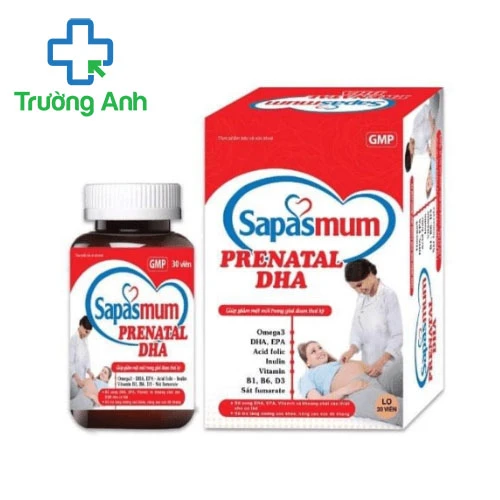 Sapasmum Prenatal DHA Santex - Hỗ trợ bổ sung DHA, EPA cho thai phụ