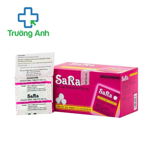 Sara (viên) - Thuốc giảm đau hạ sốt cho trẻ em và người lớn hiệu quả