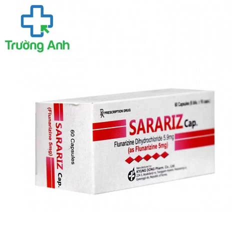  Sarariz 5mg - Thuốc điều trị đau nửa đầu hiệu quả