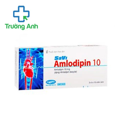 Savi Amlodipin 10 - Thuốc điều trị tăng huyết áp hiệu quả