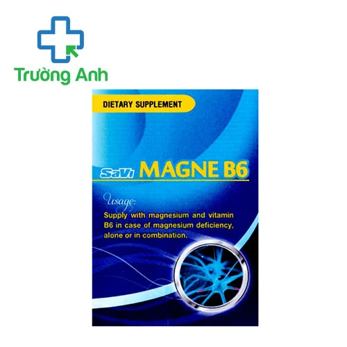 Savi Magne B6 - Viên uống bổ sung Magnesi và vitamin B6 hệu quả