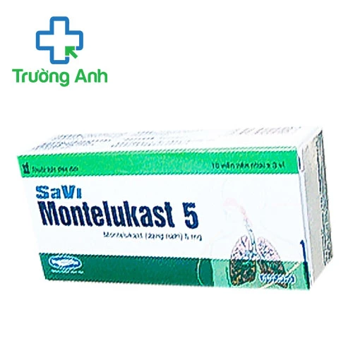 SaVi Montelukast 5 - Thuốc dự phòng và điều trị hen suyễn hiệu quả
