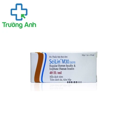 Scilin M30 40 IU - Thuốc điều trị bệnh tiểu đường dùng insulin hiệu quả của Ba Lan
