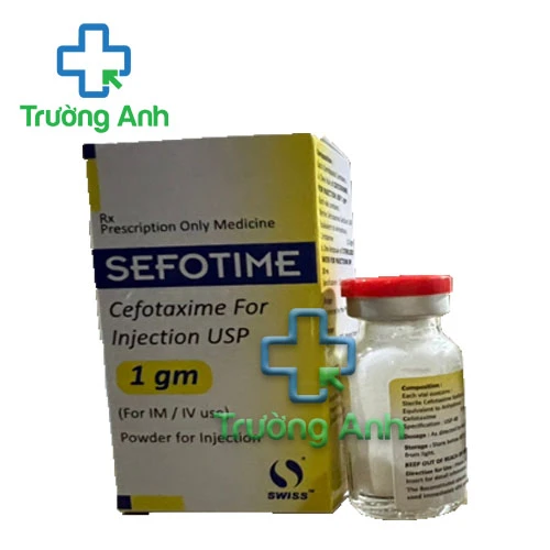 Sefotime (cefotaxime) Swiss - Thuốc điều trị nhiễm khuẩn hiệu quả