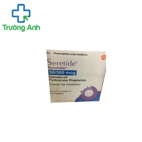 Seretide Accuhaler 50/500 - Thuốc điều trị tắc nghẽn đường thở hiệu quả