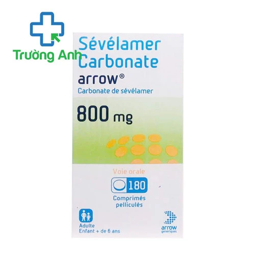 Sevelamer Carbonate arrow 800mg - Thuốc kiểm soát chứng tăng phospho máu hiệu quả