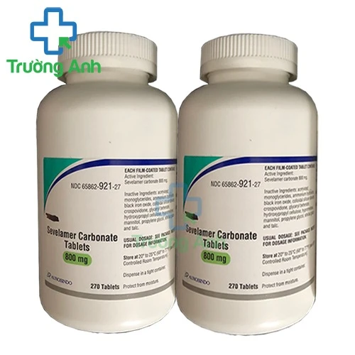 Sevelamer Carbonate Aurobindo - Thuốc kiểm soát phospho máu hiệu quả