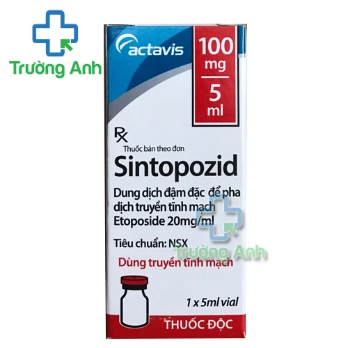 Sintopozid 100mg/5ml - Thuốc điều trị ung thư hiệu quả của Actavis