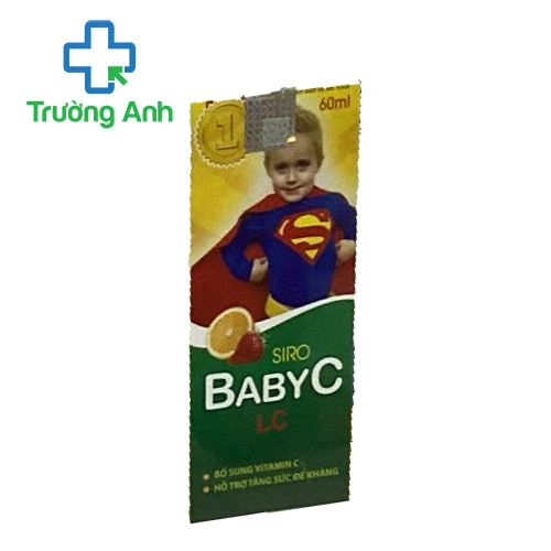 Siro Baby C LC 60ml - Hỗ trợ tăng cường sức đề kháng cho cơ thể