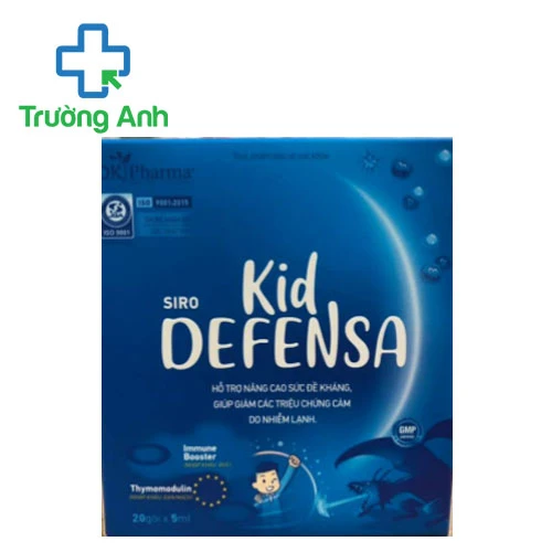Siro Kid Defensa (thymomodulin) - Hỗ trợ tăng cường sức đề kháng cho trẻ 