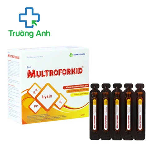 Siro Multroforkid (ống) - Bổ sung vitamin giúp ăn ngon hiệu quả của Agimexpharm