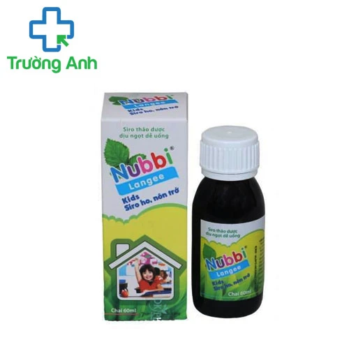 Nubbi langee Kids 120ml - Giúp bảo vệ đường hô hấp hiệu quả