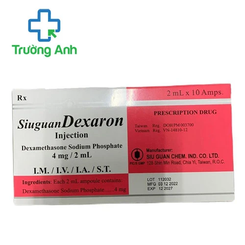 Siuguan Dexarona injection 4mg/2ml - Thuốc kháng viêm hiệu quả