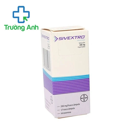 Sivextro 200mg (tiêm) - Thuốc điều trị nhiễm khuẩn da hiệu quả của Italy
