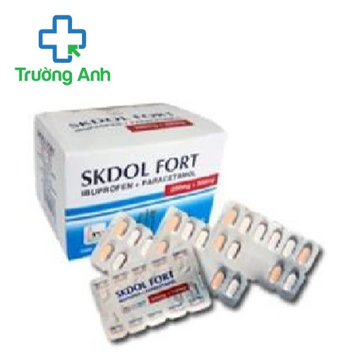 Skdol Fort (hộp 100 viên) - Thuốc giảm đau kháng viêm hiệu quả 