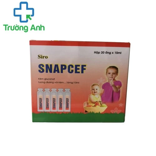 Snapcef (ống) - Thuốc bổ sung kẽm hiệu quả