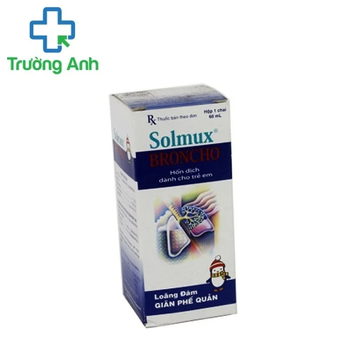 Solmux Broncho Syr.60ml - Thuốc điều trị các bệnh đường hô hấp hiệu quả