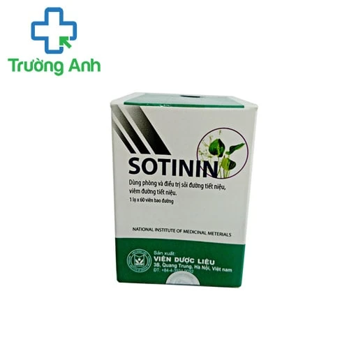 Sotinin - Thuốc phòng và điều trị sỏi tiết niệu hiệu quả