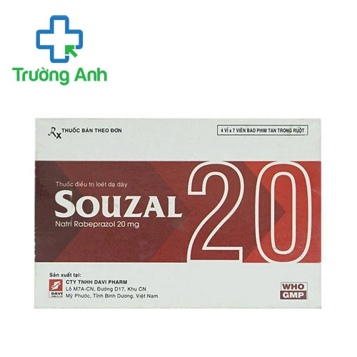 Souzal Davipharm - Thuốc điều trị loét dạ dày tá tràng hiệu quả