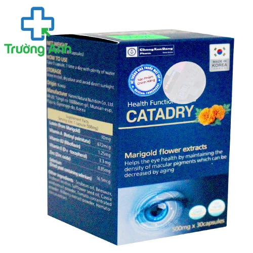 Catadry - Sản phẩm giúp bổ mắt, cải thiện thị lực hiệu quả