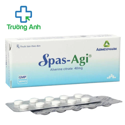 Spas-Agi 40 - Thuốc chống co thắt cơ trơn đường tiêu hóa của Agimexpharm