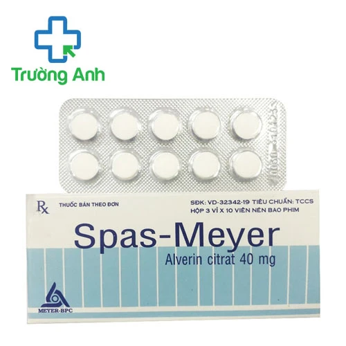 Spas-Meyer 40mg - Thuốc chống co thắt cơ trơn đường tiêu hóa