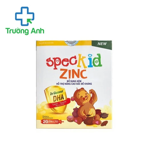 Speckid Zinc Biopro - Hỗ trợ bổ sung kẽm, vitamin và khoáng chất cho cơ thể