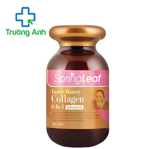 SpringLeaf Inner Beauty Collagen 6-In-1 Advanced (90 viên) - Viên uống bổ sung collagen hiệu quả