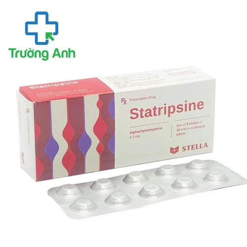 Statripsine (50 viên) - Thuốc điều trị phù nề sau chấn thương hiệu quả