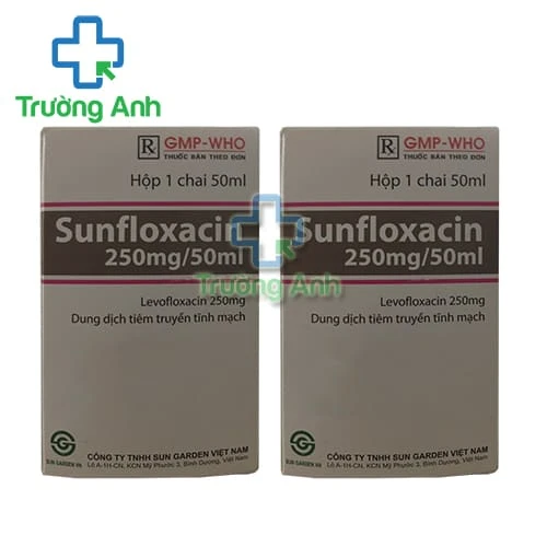 Sunfloxacin 250mg/50ml - Thuốc điều trị nhiễm khuẩn hiệu quả của Sun Garden