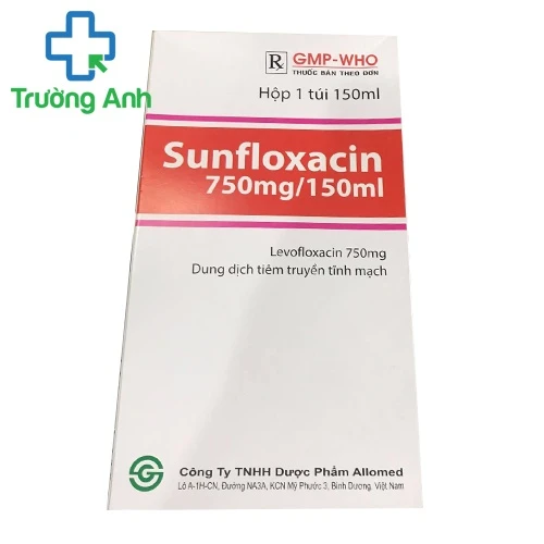 Sunfloxacin 750mg/150ml - Thuốc điều trị nhiễm khuẩn hiệu quả của Sun Garden
