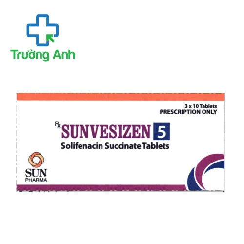 Sunvesizen Tablets 5mg - Thuốc điều trị bệnh bàng quang kích thích