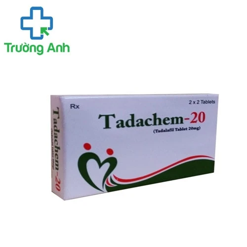 Tadachem 20mg - Thuốc điều trị rối loạn chức năng cương dương ở nam giới hiệu quả