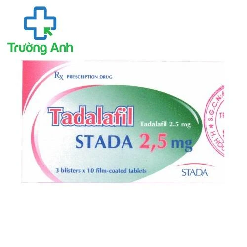 Tadalafil Stada 2,5mg - Thuốc điều trị rối loạn cương dương hiệu quả