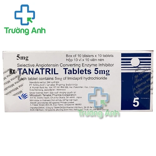Tanatril 5mg - Thuốc điều trị cao huyết áp hiệu quả của Indonesia