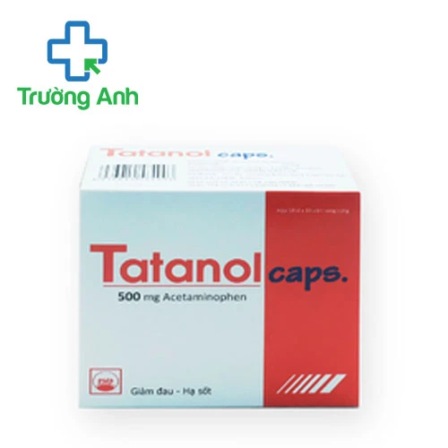 Tatanol Caps 500mg Pymepharco (viên nang) - Thuốc giảm đau, hạ sốt hiệu quả
