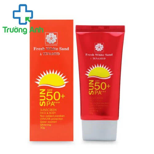 Tenamyd Fresh White Sand Sunscreen SPF 50+/PA+++ - Kem chống nắng, dưỡng ẩm