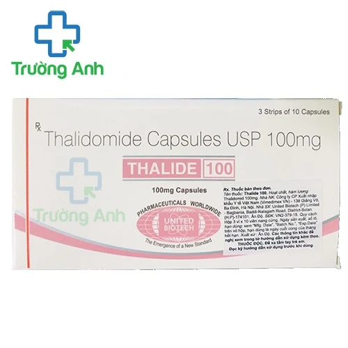 Thalide 100 - Thuốc điều trị đa u tủy xương hiệu quả của United Biotech