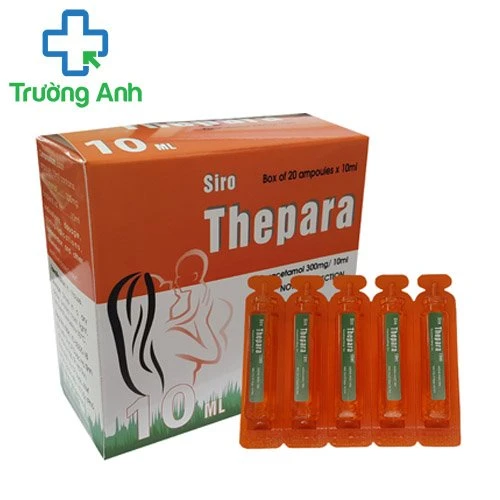 Thepara 300mg/10ml Hadiphar - Thuốc giảm đau, hạ sốt cho trẻ em hiệu quả 