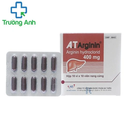 A.T Arginin 400mg viên - Thuốc điều trị rối loạn tiêu hóa hiệu quả