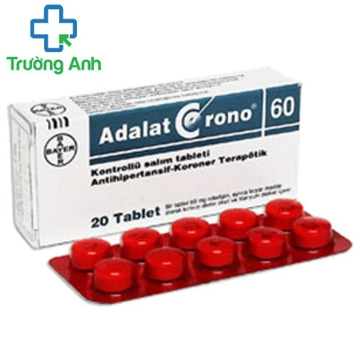 Adalat Crono 60mg - Thuốc điều trị cao huyết áp hiệu quả của Bayer