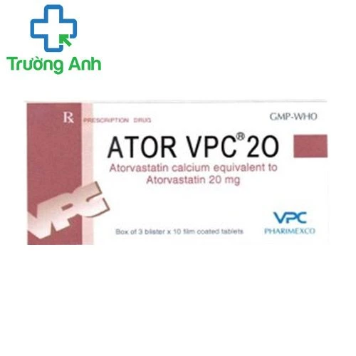 Ator VPC 20 - Thuốc điều trị tăng cholesterol hiệu quả