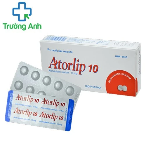 Atorlip 10 - Thuốc làm giảm cholesterol máu hiệu quả của DHG