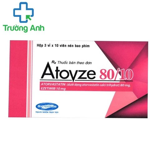 Atovze 80/10 - Thuốc làm giảm cholesterol máu hiệu quả của Savipharm