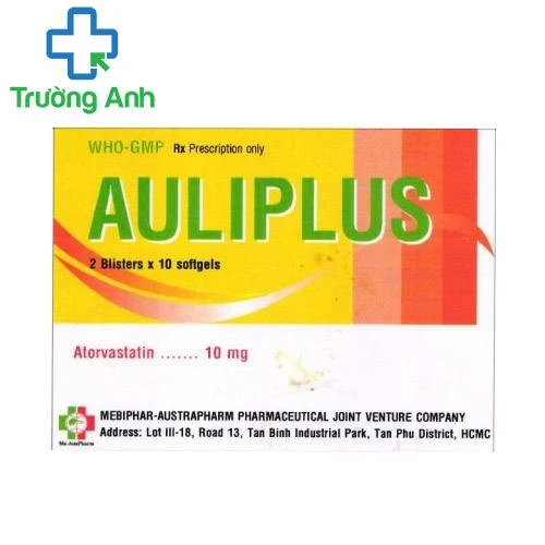 Auliplus 10 - Thuốc làm giảm cholesterol máu hiệu quả