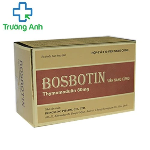 Bosbotin - Thuốc điều trị bệnh nhiễm trùng do vi khuẩn của Korea